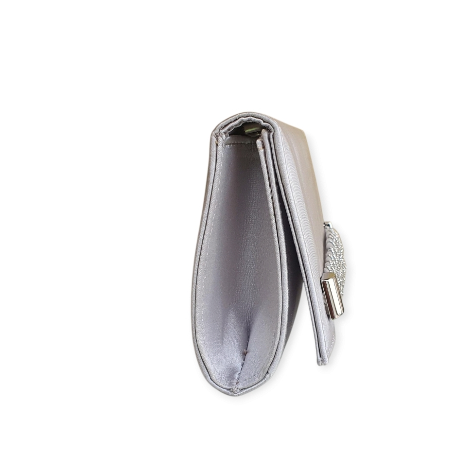 B012 Roso argento strass cristal